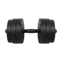 Rebel RBA-2328 Nastaviteľné činky 2 x 10 kg, čierne