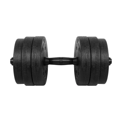 Rebel RBA-2328 Nastaviteľné činky 2 x 10 kg, čierne