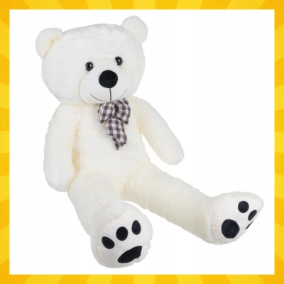 Kruzzel 25925 Velký plyšový medvěd 180 cm, krémový