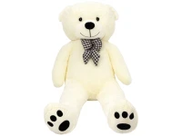 Kruzzel 26091 Velký plyšový medvěd 140 cm, krémový