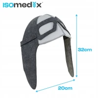 Isomedix 26456 Plstěná saunová čepice, šedá