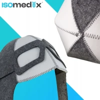 Isomedix 26456 Plstěná saunová čepice, šedá