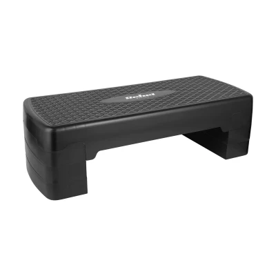Rebel RBA-3227 Aerobní step platforma 68 cm, 3 úrovně výšky, černá