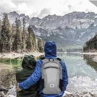 Pronett XJ5859 Lehký skládací batoh 20 L, černý