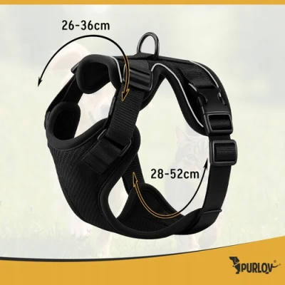Purlov 26870 Postroj pro psa vel. M černý
