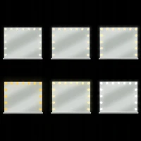 Soulima 26129 Kozmetické zrkadlo s 15 LED svetlami, 58 x 46 cm