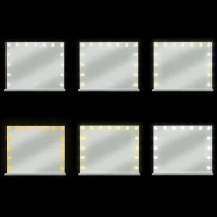 Soulima 26129 Kozmetické zrkadlo s 15 LED svetlami, 58 x 46 cm