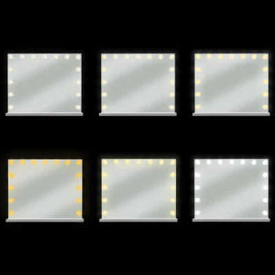 Soulima 26129 Kozmetické zrkadlo s 15 LED svetlami, 58 x 46 cm