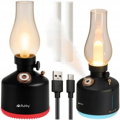 Ruhhy 26454 Zvlhčovač vzduchu s nočným svetlom Aive, 14 RGB LED diód
