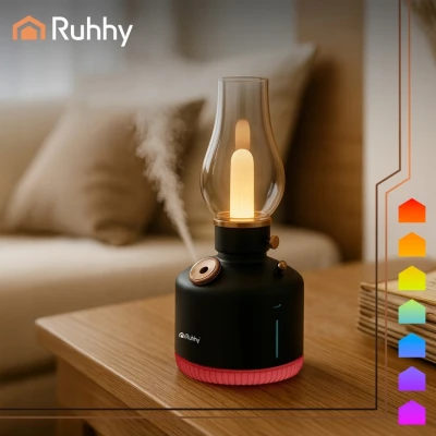 Ruhhy 26454 Zvlhčovač vzduchu s nočným svetlom Aive, 14 RGB LED diód