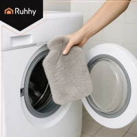 Ruhhy 26383 Láhev zahřívací termofor s fleecovým obalem 1,8 l
