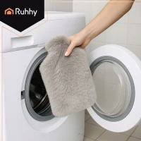 Ruhhy 26383 Láhev zahřívací termofor s fleecovým obalem 1,8 l