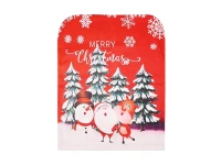 Verk 26267 Vánoční potah na židli Merry Christmas, červený vz.2