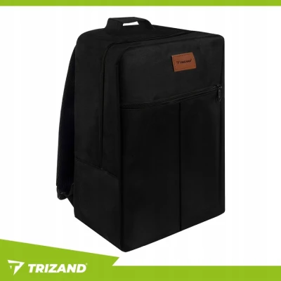 Trizand 26895 Cestovní batoh do letadla 20 l, černý