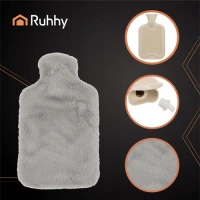 Ruhhy 26384 Láhev zahřívací termofor s fleecovým obalem 3,5 l