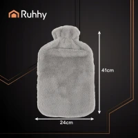Ruhhy 26384 Láhev zahřívací termofor s fleecovým obalem 3,5 l