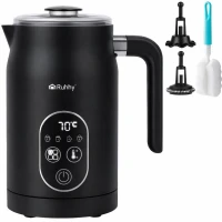 Ruhhy 26649 Napěňovač mléka s LCD displejem 500 W, černý