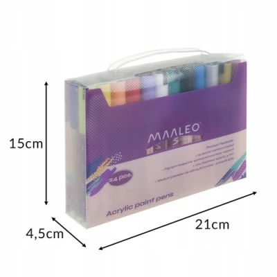 Maaleo 25790 Akrylové fixy sada 24 ks