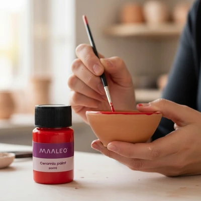 Maaleo 26296 Sada barev na sklo a keramiku 12 x 20 ml