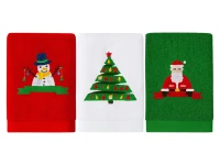 Ruhhy 26727 Sada ručníků s vánočním motivem 40 x 30 cm, 3 ks