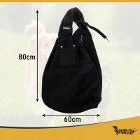 Purlov 26671 Přepravní taška pro psy a kočky, černá