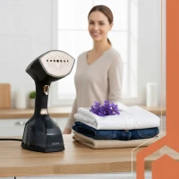 Ruhhy 26901 Ruční napařovač oděvů 2000W, černý