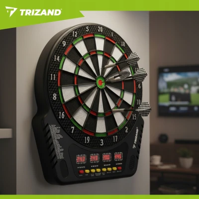 Trizand 26307 Elektronický terč na šípky s príslušenstvom 43 x 51,5 cm