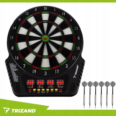 Trizand 26307 Elektronický terč na šípky s príslušenstvom 43 x 51,5 cm