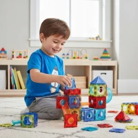 ISO 26468 Kuličková 3D magnetická dráha 96 dílů