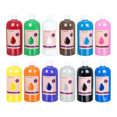 Maaleo 26345 Plakátové barvy 12 x 1000ml