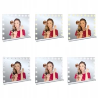 Soulima 25808 Kozmetické zrkadlo s 18 LED svetlami, 80 x 62 cm