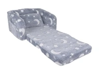 Kruzzel 26381 Dětské polohovací křeslo fluorescenční, 2 v 1