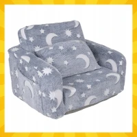 Kruzzel 26381 Dětské polohovací křeslo fluorescenční, 2 v 1