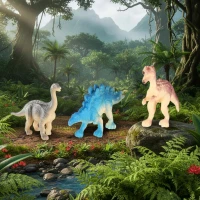 KIK KX2963 Sada pro malé archeology - dinosauří vejce, 12 figurek dinosaurů