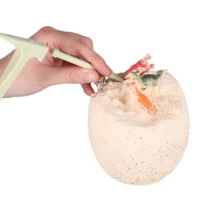 KIK KX2963 Sada pro malé archeology - dinosauří vejce, 12 figurek dinosaurů