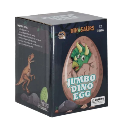 KIK KX2963 Sada pro malé archeology - dinosauří vejce, 12 figurek dinosaurů