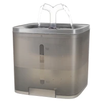 KIK KX2981 Fontána pro domácí mazlíčky 2000 ml, USB, šedá