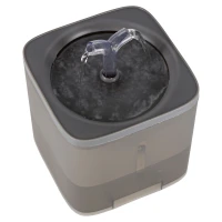 KIK KX2981 Fontána pro domácí mazlíčky 2000 ml, USB, šedá