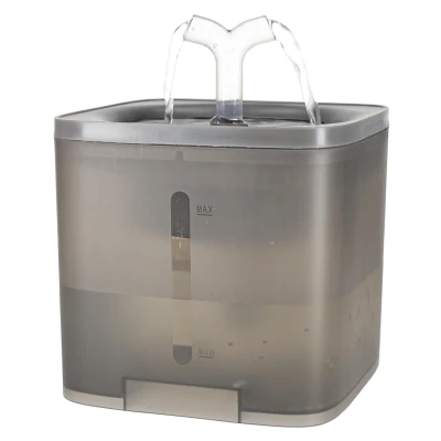 KIK KX2981 Fontána pro domácí mazlíčky 2000 ml, USB, šedá