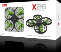 Syma KX7861 RC dron X26 s detekcí překážek, 2,4 GHz, černo-zelený