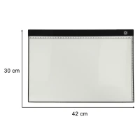 KIK KX3933 Osvetlená LED tabuľa A3, 42 x 30 cm