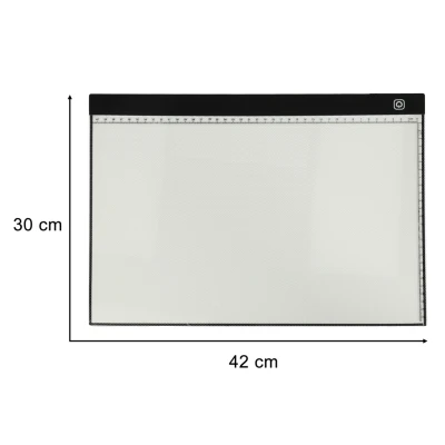 KIK KX3933 Osvetlená LED tabuľa A3, 42 x 30 cm