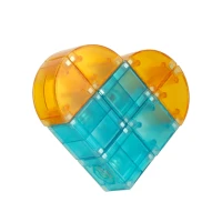 KIK KX3628 Magnetická stavebnice - 64 dílů, svítící 3D figury