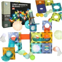 KIK KX5144 Kuličková magnetická dráha 49 dílů