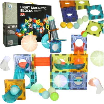 KIK KX5144 Kuličková magnetická dráha 49 dílů