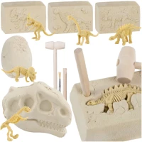 Kruzzel 26771 Sada pre malých archeológov - dinosaurie vykopávky 5 v 1