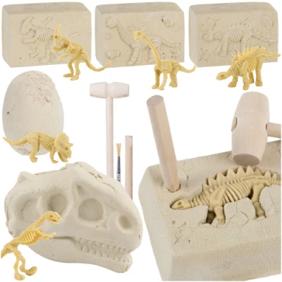 Kruzzel 26771 Sada pre malých archeológov - dinosaurie vykopávky 5 v 1