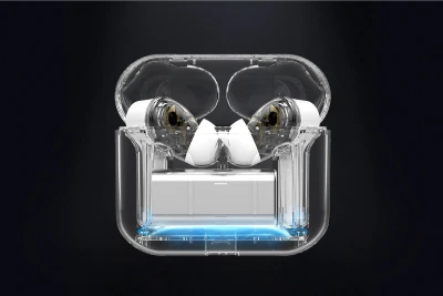 Kruger&Matz KMPM4 Bezdrôtové slúchadlá M4 PRO, Dual Driver TWS, Bluetooth 5.0, biele