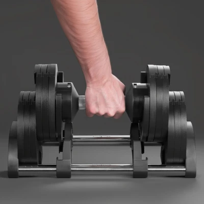 Rebel RBA-2332 Činka litinová nastavitelná 24 kg, 2 kg stupňovitě