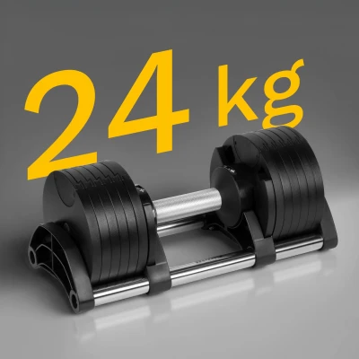 Rebel RBA-2332 Činka litinová nastavitelná 24 kg, 2 kg stupňovitě